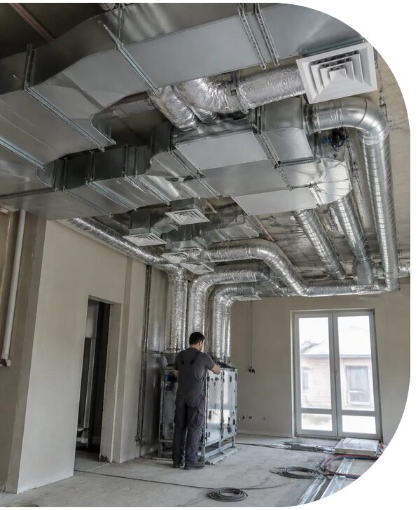 Монтаж систем вентиляции домов и объектов под ключ в Абакане